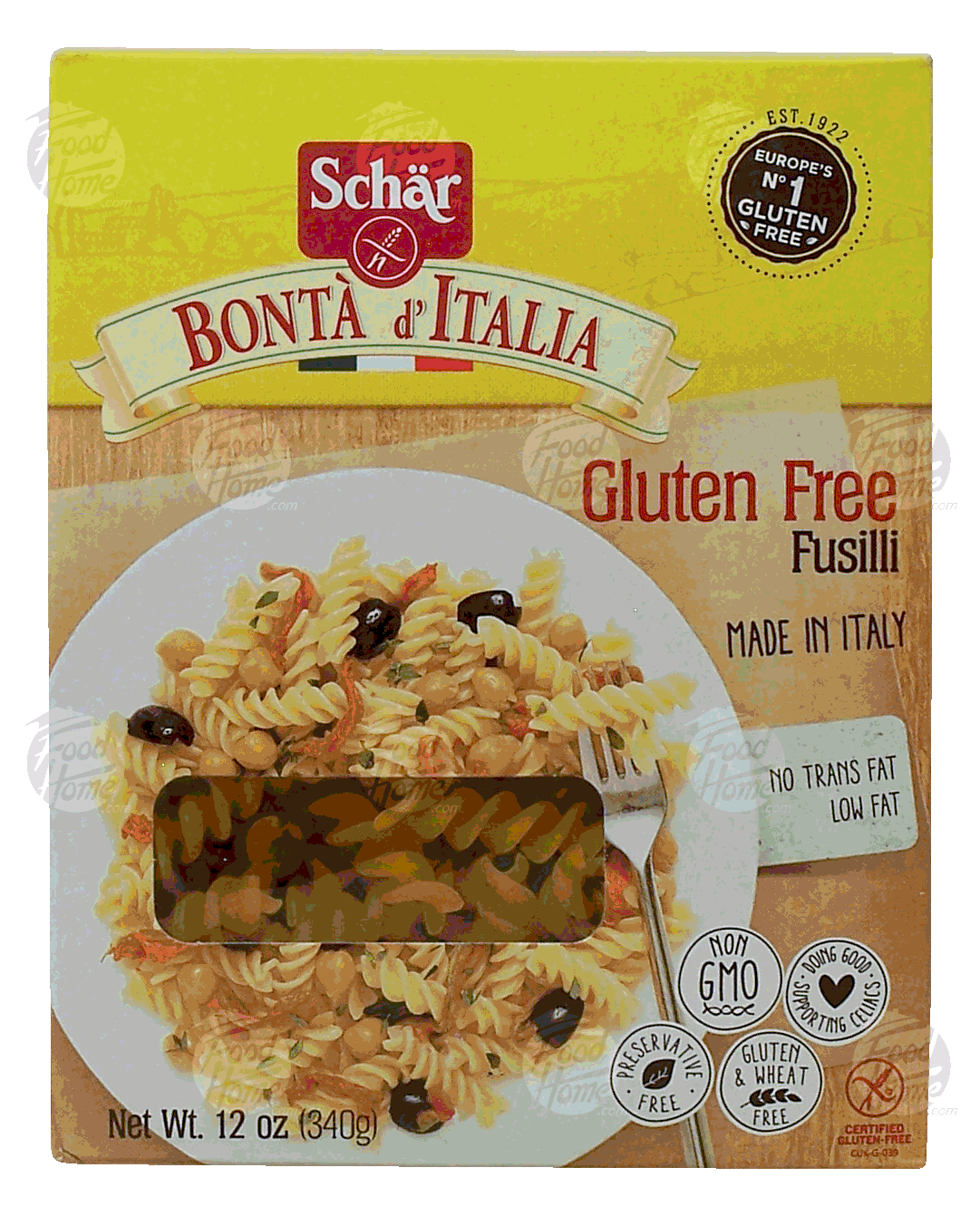 Schar Bonta d'Italia fusilli gluten free dry pasta Full-Size Picture